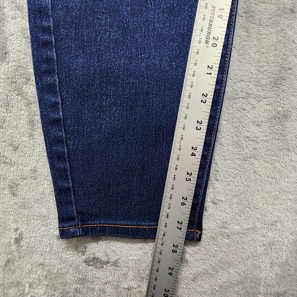 Tahari Jeans Womens 22W Blue Charlotte Comfort Luxe Double Button Skinny Stretch - Picture 11 of 13